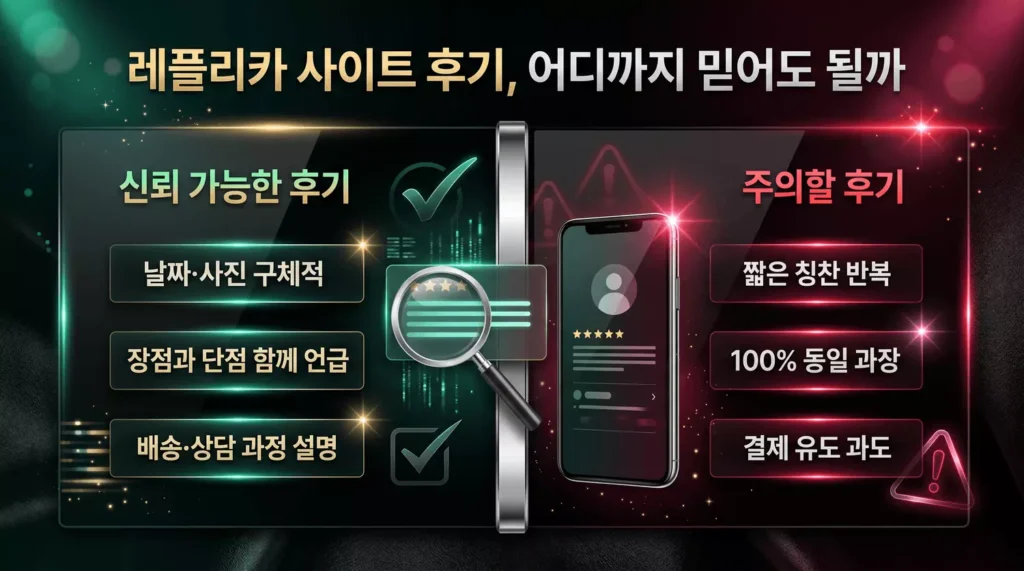 레플리카사이트 후기 관련 인포그래픽 이미지